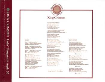2CD/2Blu-ray King Crimson: Larks’ Tongues In Aspic - The Complete Recording Sessions - Dolby Atmos - 2023 Mixes