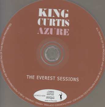 CD King Curtis And His Orchestra: Azure (Everest Sessions)