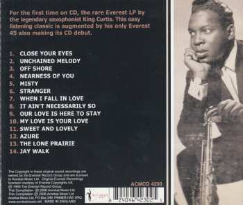 CD King Curtis And His Orchestra: Azure (Everest Sessions)