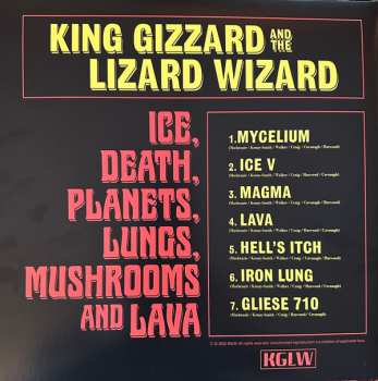 2LP King Gizzard And The Lizard Wizard: Ice, Death, Planets, Lungs, Mushrooms And Lava