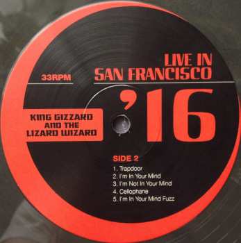 2LP King Gizzard And The Lizard Wizard: Live In San Francisco '16 CLR