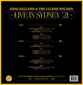 3LP King Gizzard And The Lizard Wizard: Live In Sydney '21 (Live At The Enmore Theatre) LTD | CLR