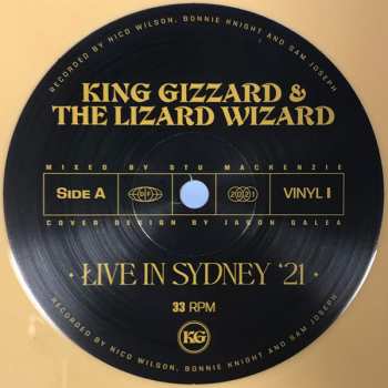 3LP King Gizzard And The Lizard Wizard: Live In Sydney '21 (Live At The Enmore Theatre) LTD | CLR
