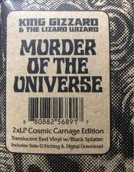 2LP King Gizzard And The Lizard Wizard: Murder Of The Universe CLR | LTD