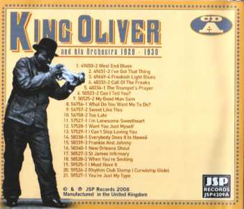 2CD King Oliver & His Orchestra: 1929-1930