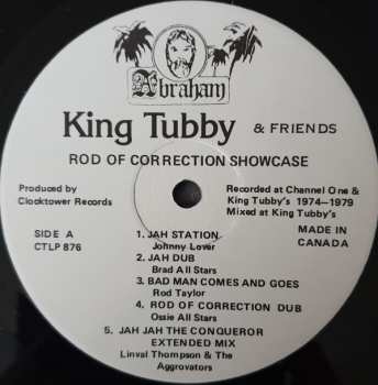 LP King Tubby And Friends: Rod Of Correction Showcase