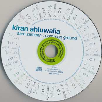 CD Kiran Ahluwalia: Aam Zameen : Common Ground