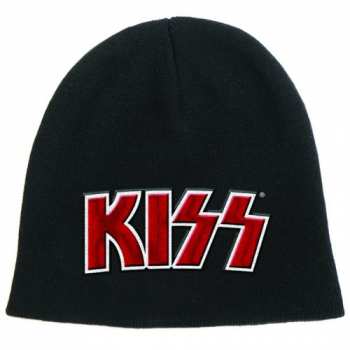 Merch Kiss: Sapka Red On White Logo Kiss