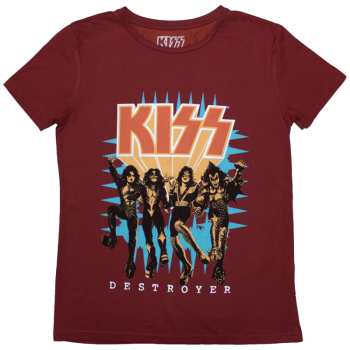 Merch Kiss: Női Póló Destroyer 3d Logo Kiss