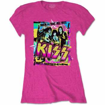 Merch Kiss: Női Póló Party Every Day 