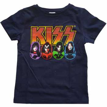 Merch Kiss: Gyerek póló Logo Kiss, Faces & Icons 