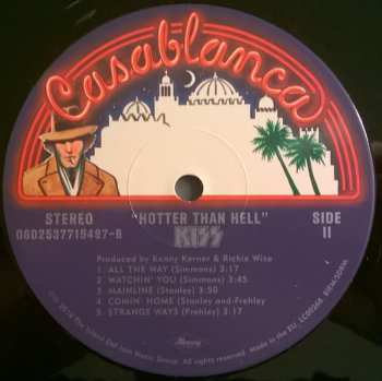 LP Kiss: Hotter Than Hell
