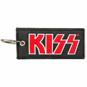 Merch Kiss: Kulcstartó Red Logo Kiss 