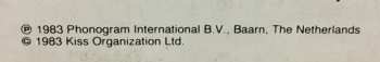 LP Kiss: Lick It Up