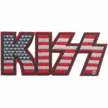 Merch Kiss: Felvarró American Flag Logo Kiss