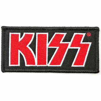 Merch Kiss: Felvarró Red Logo Kiss