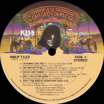 LP Kiss: Peter Criss