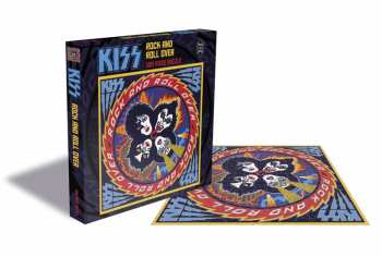 Merch Kiss: Puzzle Rock And Roll Over (500 Alkatrészek)