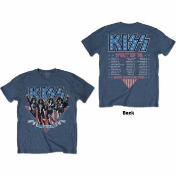 Merch Kiss: Kiss Unisex T-shirt: Americana (back Print) (small) S