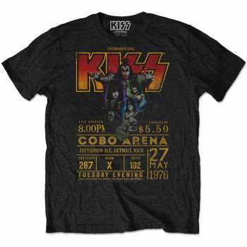 Merch Kiss: Póló Cobo Arena '76 