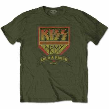 Merch Kiss: Tričko Loud & Proud  S
