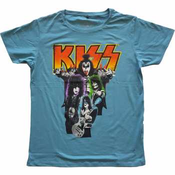 Merch Kiss: Póló Neon Band 