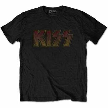 Merch Kiss: Póló Vintage Classic Logo Kiss 