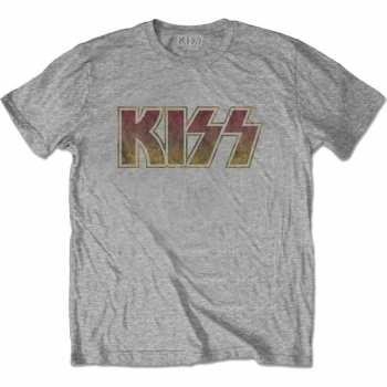 Merch Kiss: Póló Vintage Classic Logo Kiss 