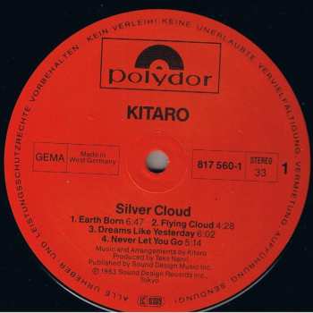 LP Kitaro: Silver Cloud