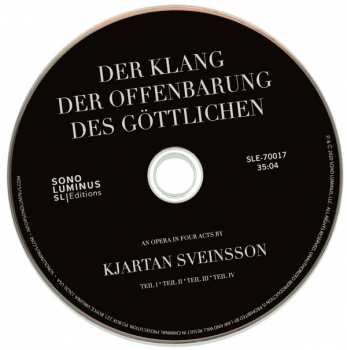 CD Kjartan Sveinsson: Der Klang Der Offenbarung Des Göttlichen