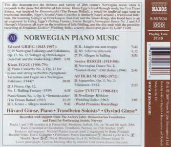 CD Trondheimsolistene: Piano Concerto No. 2 • Piano Sonata No. 1 "Draumkvædet" • Halling Fantasy