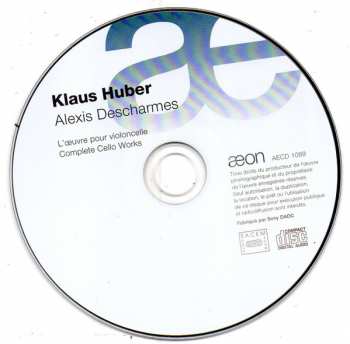 CD Klaus Huber: Complete Cello Works