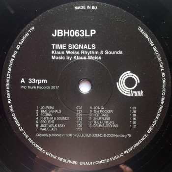 LP Klaus Weiss Rhythm & Sounds: Time Signals