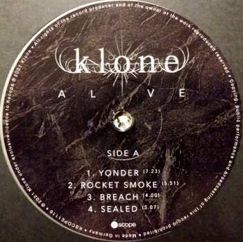 2LP Klone: Alive LTD | CLR