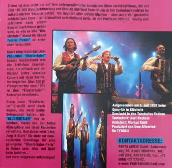 2CD Die Klostertaler: Live, Jung & Stark