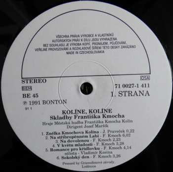 LP Kmochova Kolínská Kapela: Kolíne, Kolíne...