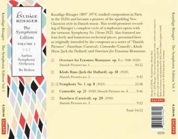 CD Knudåge Riisager: The Symphonic Edition Volume 1