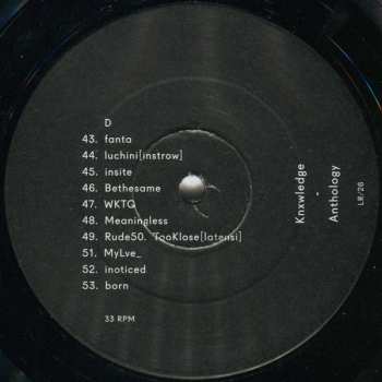 2LP knxwledge: Anthology LTD
