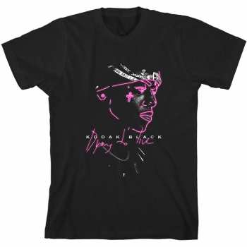 Merch Kodak Black: Póló Neon Outline 