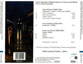 CD Karol Rathaus: Piano Sonatas