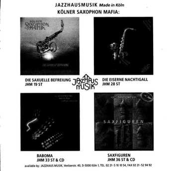 CD Kölner Saxophon Mafia: Proudly Presents
