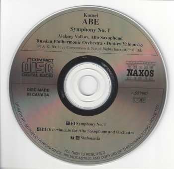 CD Russian Philharmonic Orchestra: Symphony No. 1 • Divertimento • Sinfonietta