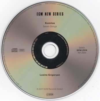 CD Komitas: Seven Songs