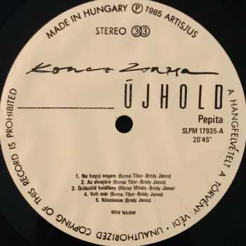 LP Zsuzsa Koncz: Újhold