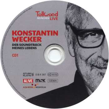 2CD Konstantin Wecker: Der Soundtrack Meines Lebens