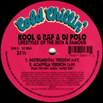 LP Kool G Rap & D.J. Polo: Lifestyles Of The Rich & Famous