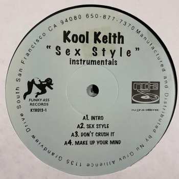 2LP Kool Keith: Sex Style - Instrumentals