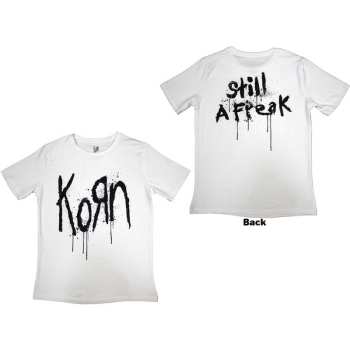 Merch Korn: Korn Ladies T-shirt: Still A Freak (back Print) (small) S