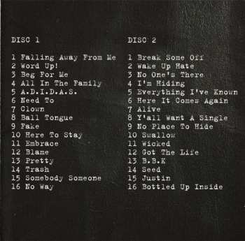 2CD Korn: Falling Away From Me - The Best Of Korn