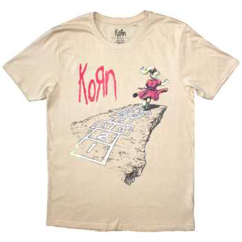 Merch Korn: Korn Unisex T-shirt: Follow The Leader Hopscotch (back Print) (small) S